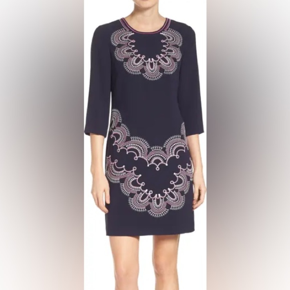 Eliza J Crepe A-Line Dress size 16